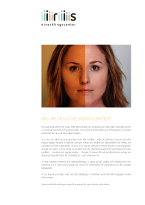 VAD ÄR IRIS UTVECKLINGSCENTER?