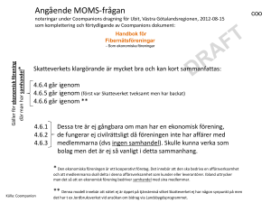 Angående MOMS-frågan