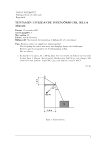 tentamen i inledande ingenjörskurs, 5el114