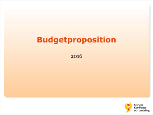Budgetproposition 2016