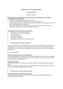 Femanor tablet PL - Läkemedelsverket