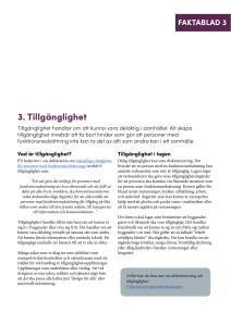 3. Tillgänglighet - Sveriges Konsumenter