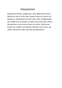Solsystemet