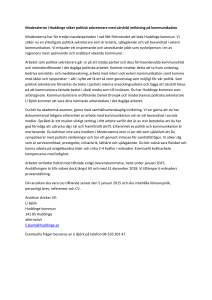 Moderaterna i Huddinge söker politisk sekreterare med särskild