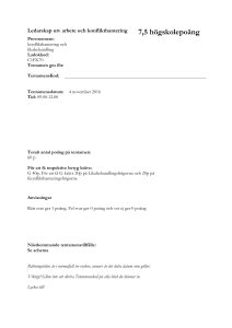 UVK III, Ledarskap, Konflikthantering och likabehandling 161104