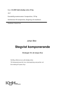 Stegvist komponerande