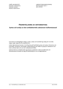 Lab - Framställning av antibiotika - Cambro