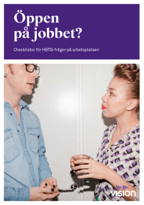 Öppen på jobbet?