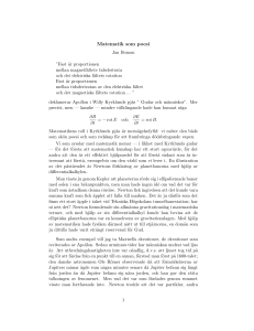 Matematik som poesi