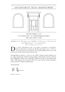 antikvariat mats rehnström