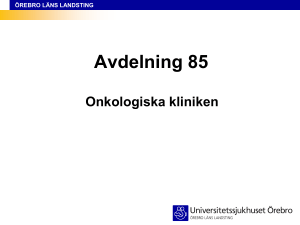 Avdelningsinformation för sjuksköterskestudenter