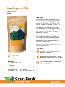 Spirulinapulver 150g