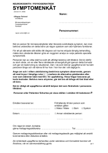 SYMPTOMENKÄT