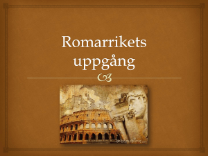 Romarrikets uppgång