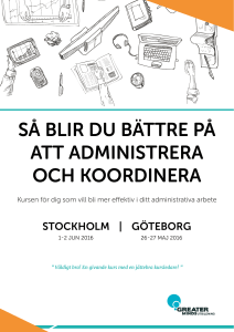 så blir du bättre på att administrera och koordinera