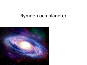 Rymden och planeter