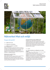 Nätverket Mat och miljö