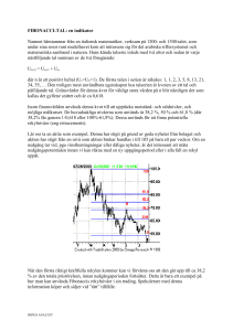 FIBONACCI-TAL: en indikator Namnet härstammar