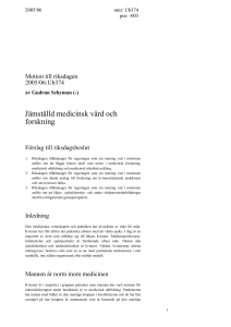 Förslag - Riksdagens öppna data