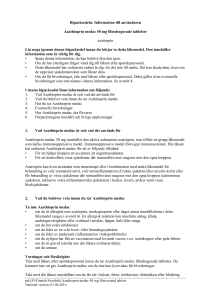 Information till användaren Azathioprin medac 50 mg filmdragerade