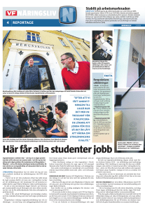 Här får alla studenter jobb