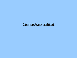 Genus/sexualitet