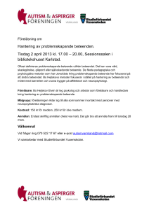 Anmälningstalong till föreläsning om Hantering av