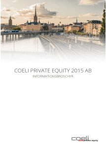 COELI PRIVATE EQUITY 2015 AB