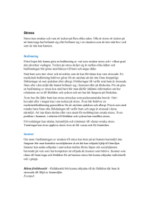 Stress - Uppdrag Psykisk Hälsa
