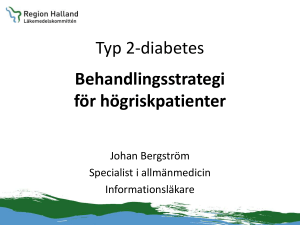 Typ 2-diabetes Behandlingsstrategi för