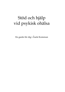 Hjälp och stöd om du eller någon annan drabbas