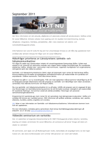 Just nu - September 2011