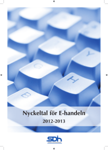 Nyckeltal för E-handeln