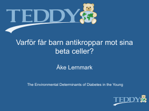 Varför får barn antikroppar mot sina beta celler?