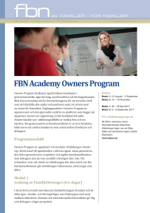 Owners Program