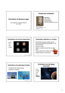 Gravitation och Newtons lagar