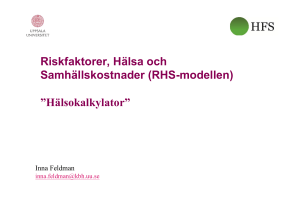Inna Feldman, Hälsokalkylatorn