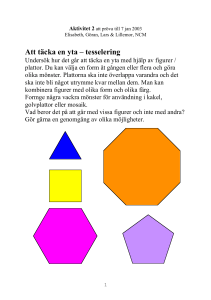 Att täcka en yta – tesselering