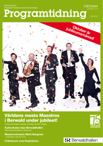 Programtidning - Sveriges Radio