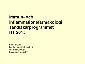 Immun- och inflammationsfarmakologi