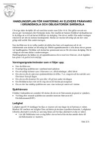 Slättgårdsskolans handlingsplan skolfrånvaro (32 kB, docx)