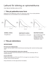 Lathund för tolkning av spirometrikurva