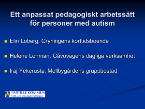 livskvalitet - Föreningen Pedagogiskt Arbete