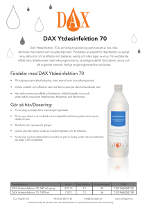 DAX Ytdesinfektion 70