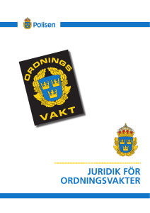 Juridik för ordningsvakter