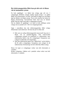 Det elektromagnetiska fältet kan på sätt och vis liknas vid ett