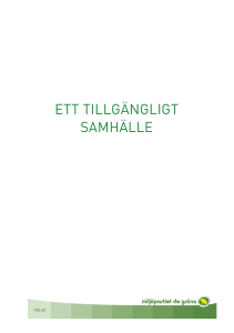 ett tillgängligt samhälle