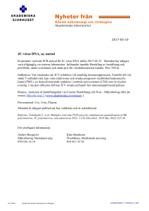 JC-virus DNA, ny metod
