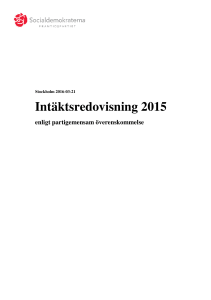 Intäktsredovisning 2015