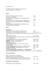Curriculum vitae, 12 juni 2005